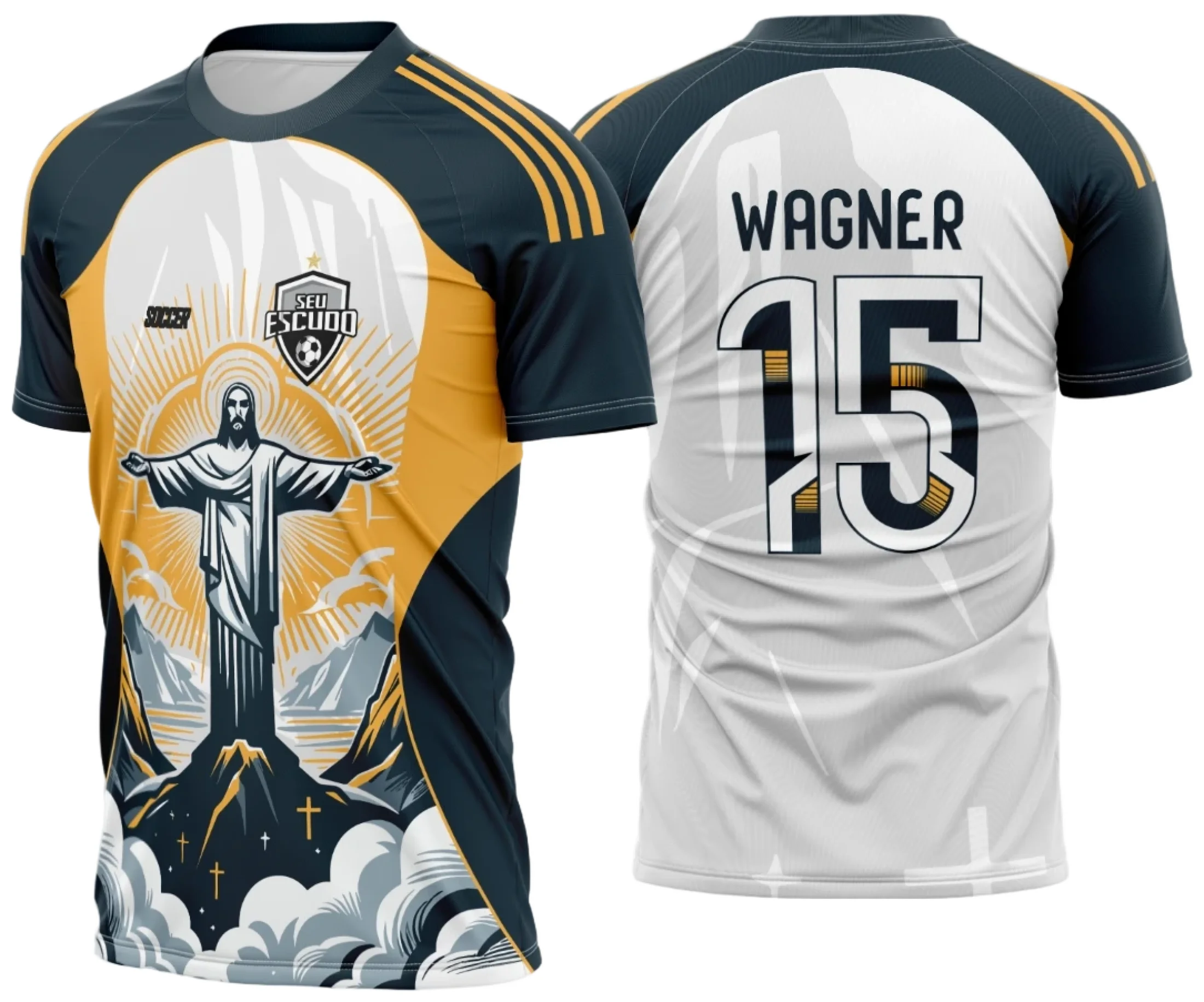 Arte Vetor Camisa Interclasse Cristo Redentor