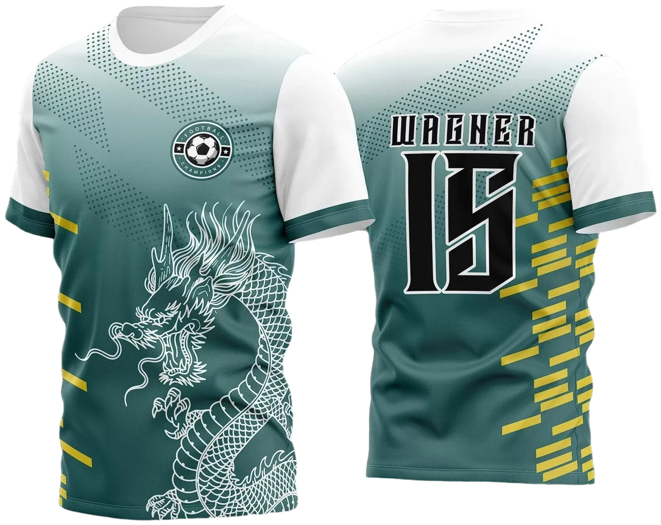 Arte Vetor Camisa InterClasse Dragão Branco 2023 Mod 02