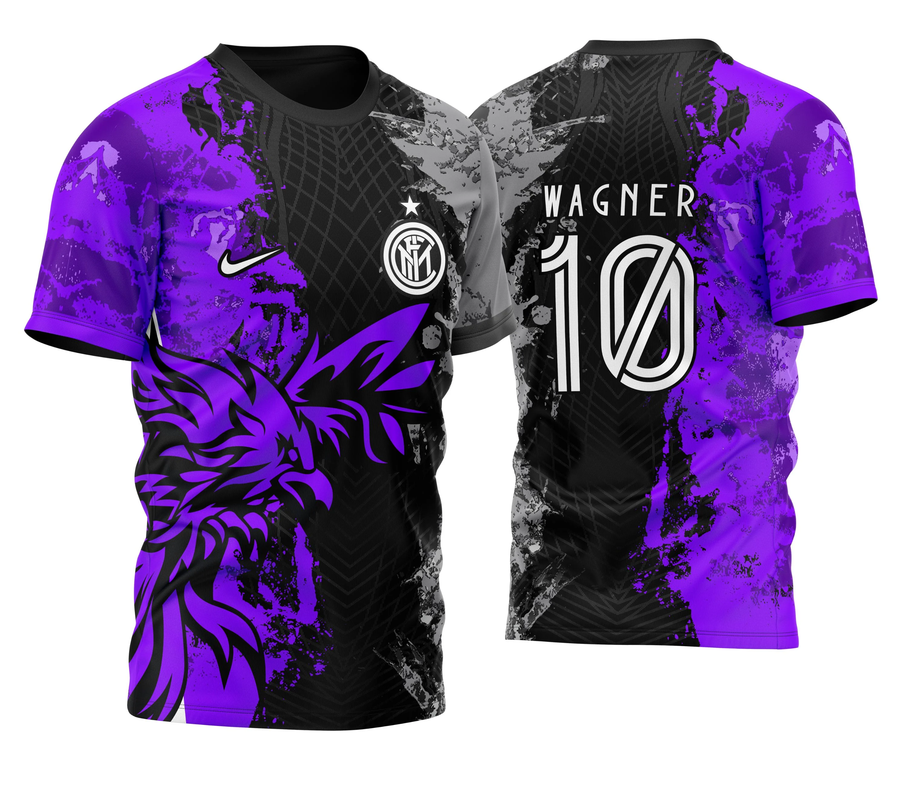 Arte Vetor Camisa InterClasse Fenix Roxa 2023