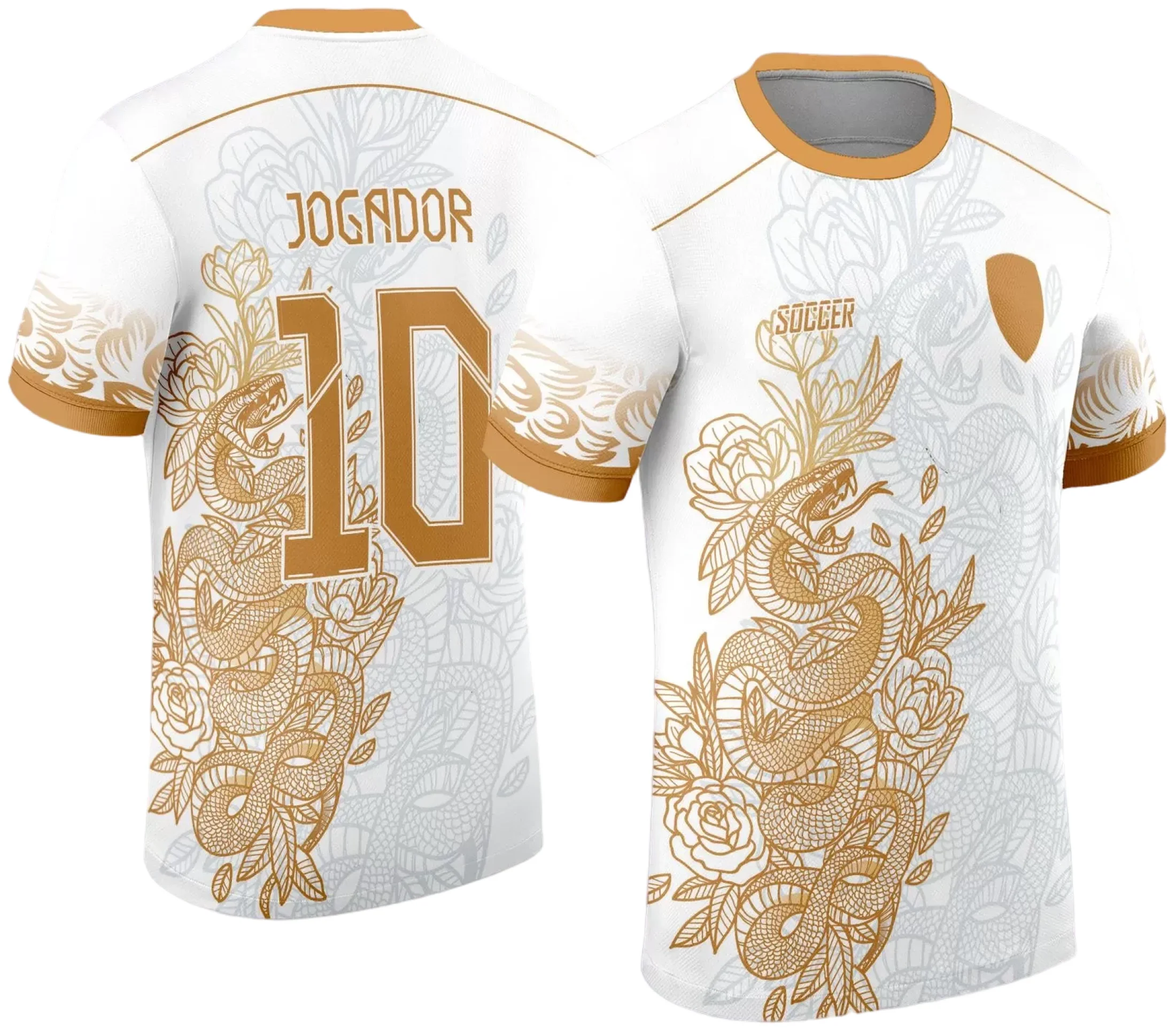 Camiseta unissex preta com logo no peito e estampa grande nas costas mostrando uma cobra serpente como tema dos Jogos Internos Interclasse 2024, ideal para uso em eventos esportivos.