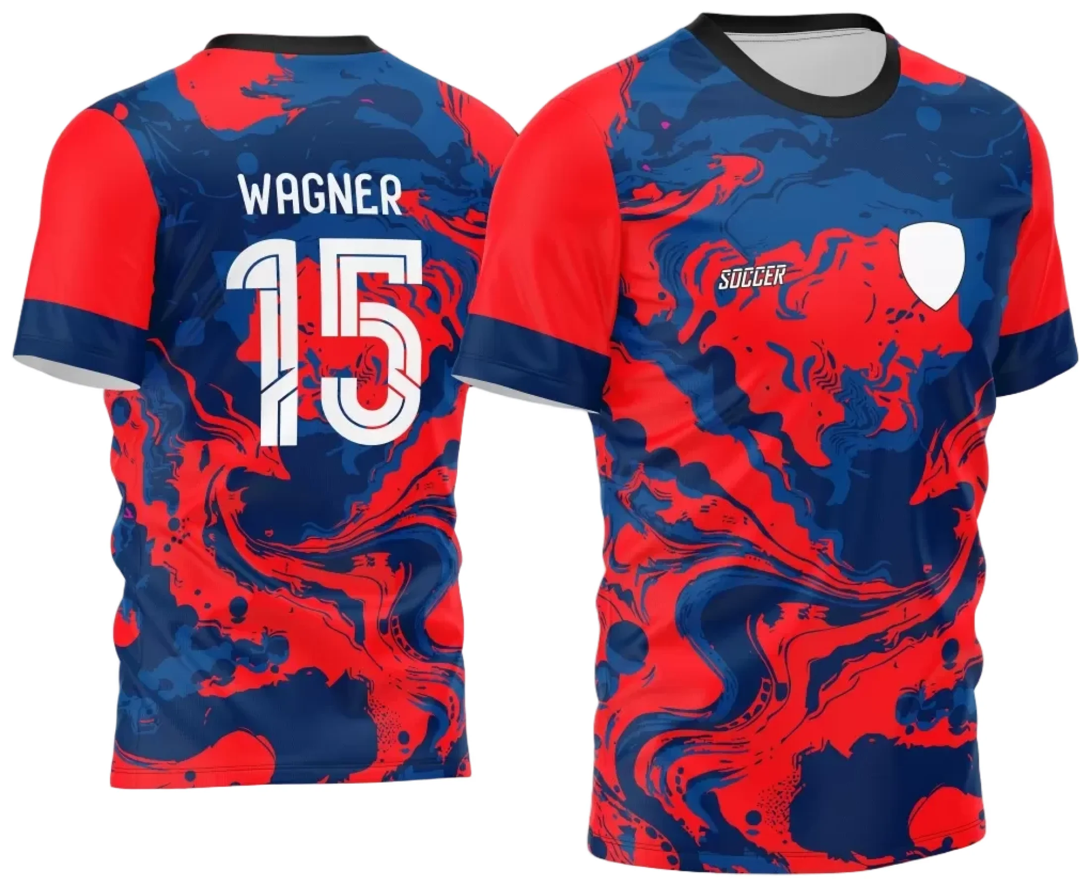 Camiseta unissex branca com logo no peito e estampa grande nas costas, com tema de Interclasse Jogos Internos 2024, perfeita para eventos escolares e esportivos.