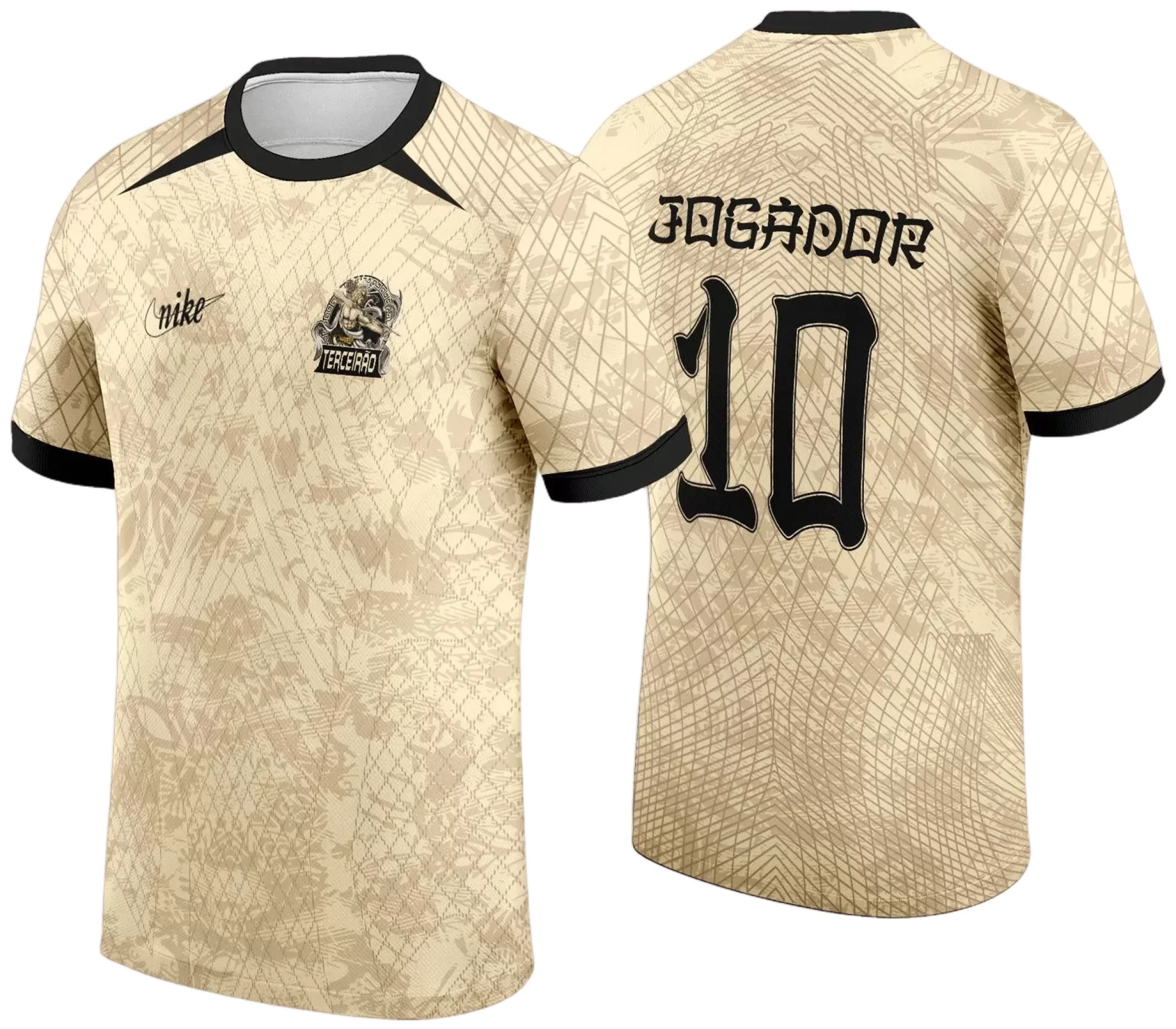 Camiseta unissex preta com logo no peito e estampa grande nas costas, inspirada nos Jogos Internos Interclasse 2024, perfeita para uso em eventos escolares e esportivos.