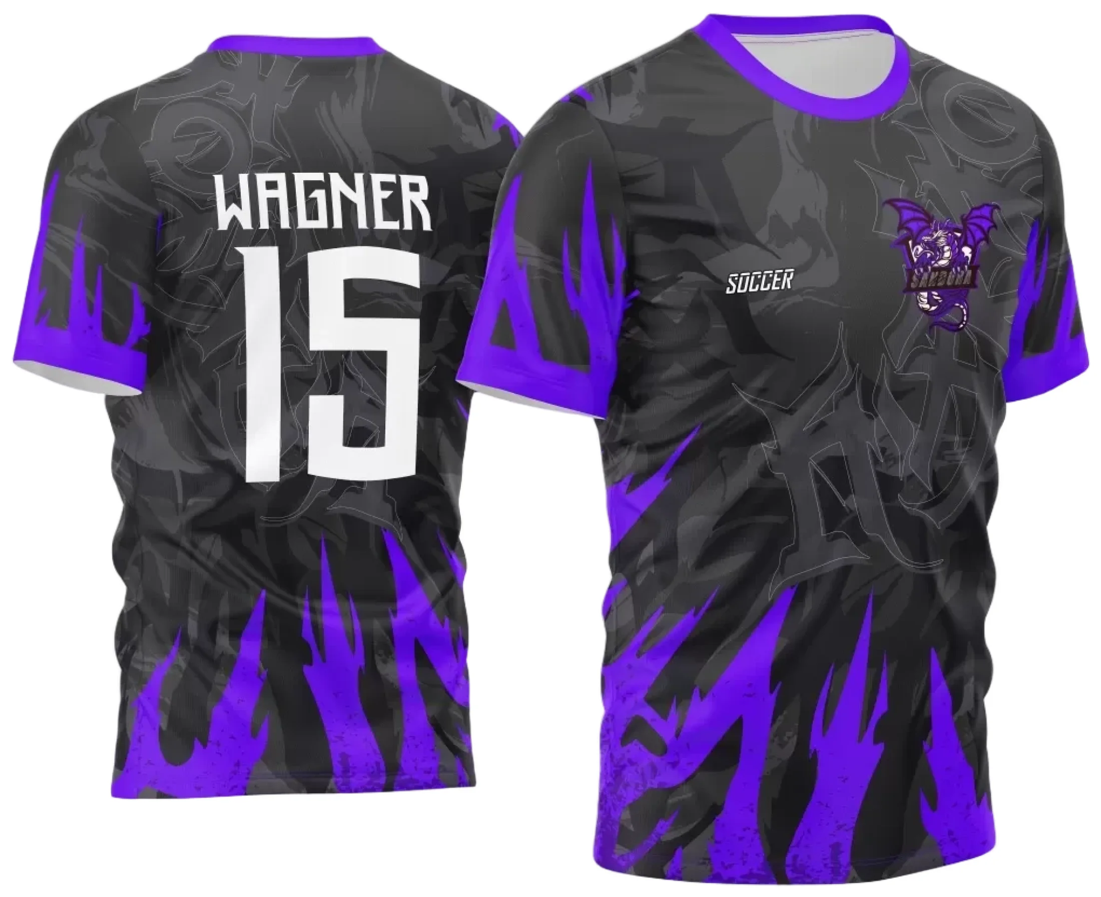 Camiseta unissex branca com logo no peito e estampa grande nas costas inspirada nos Jogos Internos Interclasse 2024, trazendo estilo esportivo e visual moderno para qualquer evento escolar.