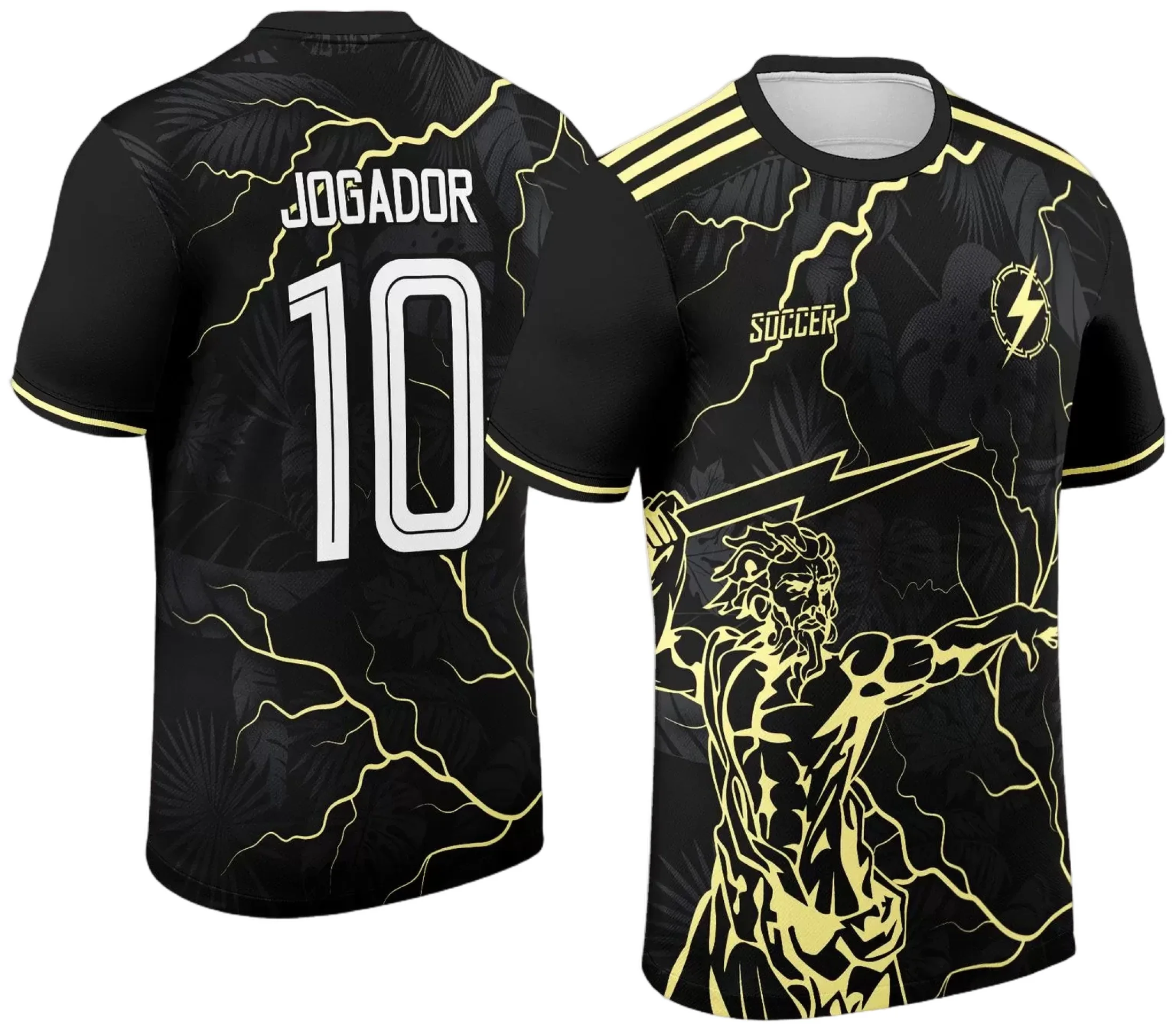 Arte Vetor Camisa Interclasse Zeus Raios 2024