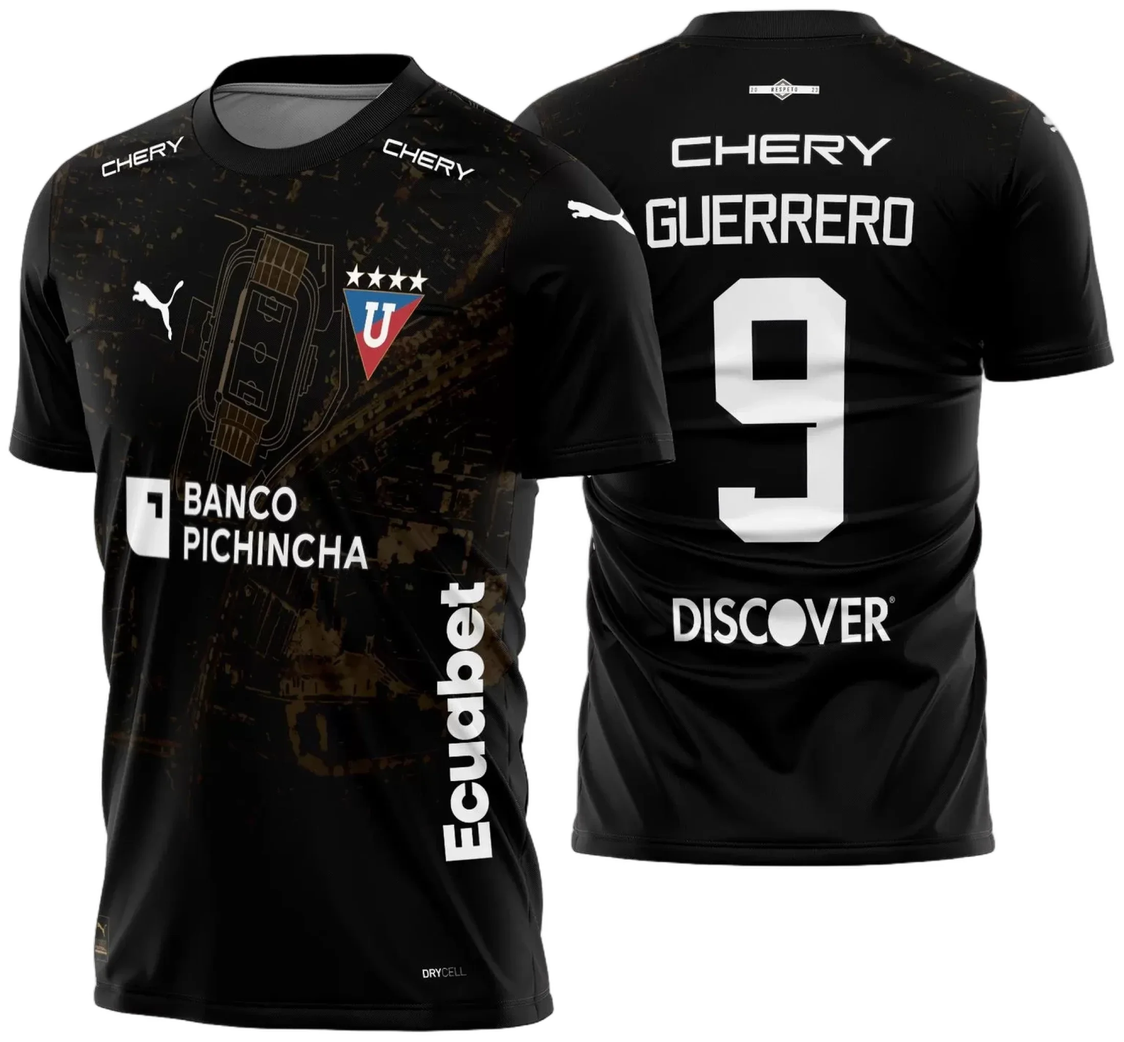 Arte Vetor Camisa LDU Quito Orgulho Eterno 2023 - 2024