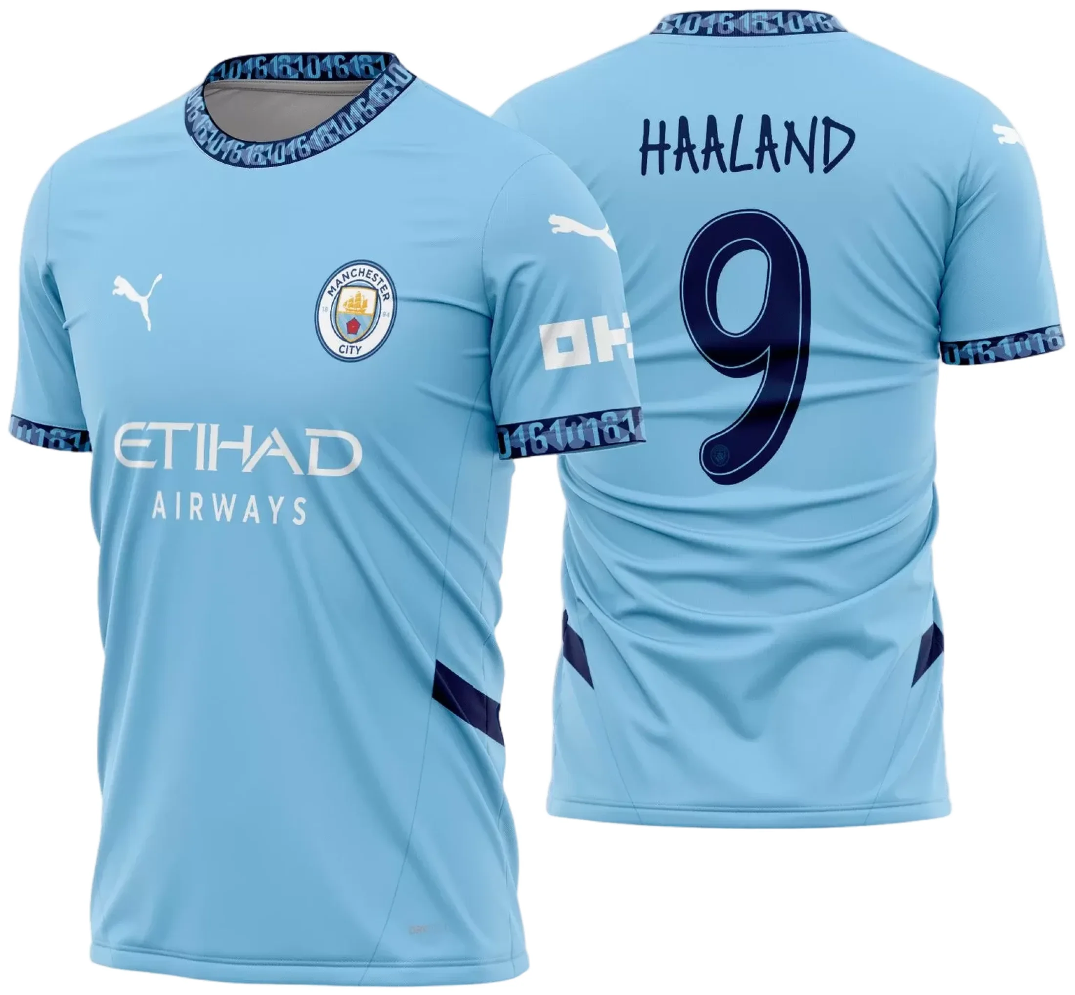 Arte Vetor Camisa Manchester City Titular 2024 - 2025