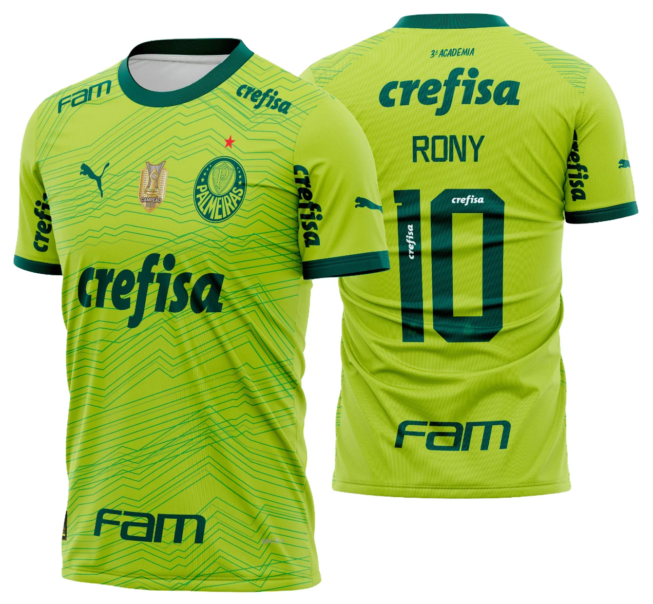Arte Vetor Camisa Palmeiras Terceira 2023-24
