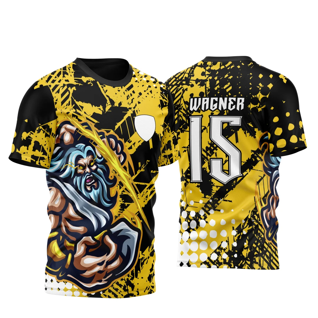 Arte Vetor Camisa para InterClasse Zeus Ataque Raio 2023