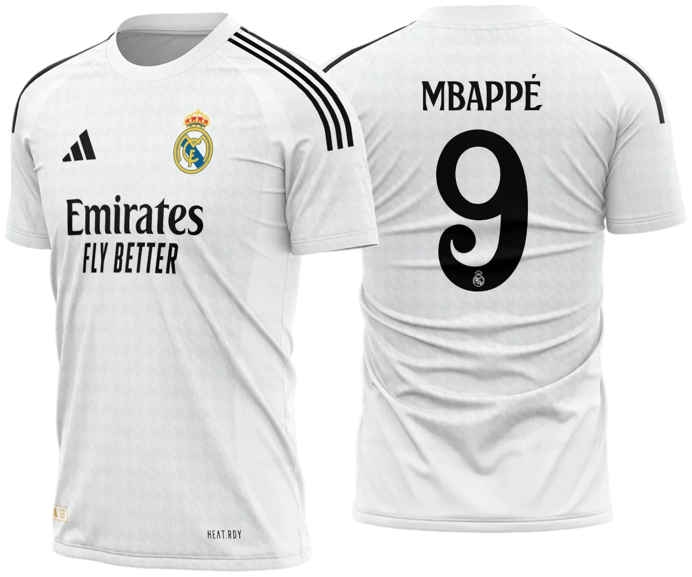 Arte Vetor Camisa Real Madrid Titular 2024 - 2025