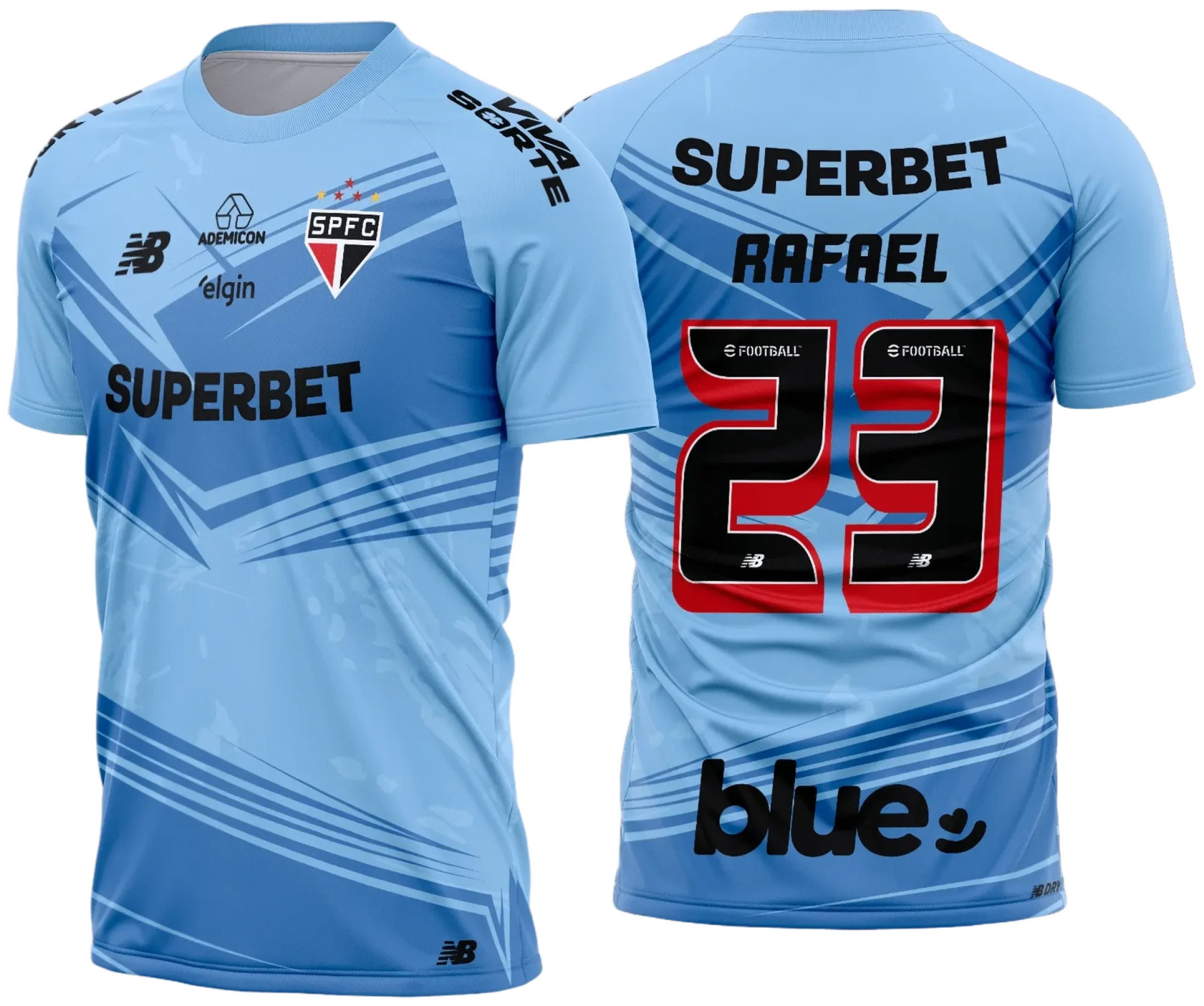 Camiseta unissex preta com logo no peito e estampa grande nas costas com tema São Paulo Goleiro 2025 - 2026, perfeita para torcedores que querem mostrar paixão pelo time.