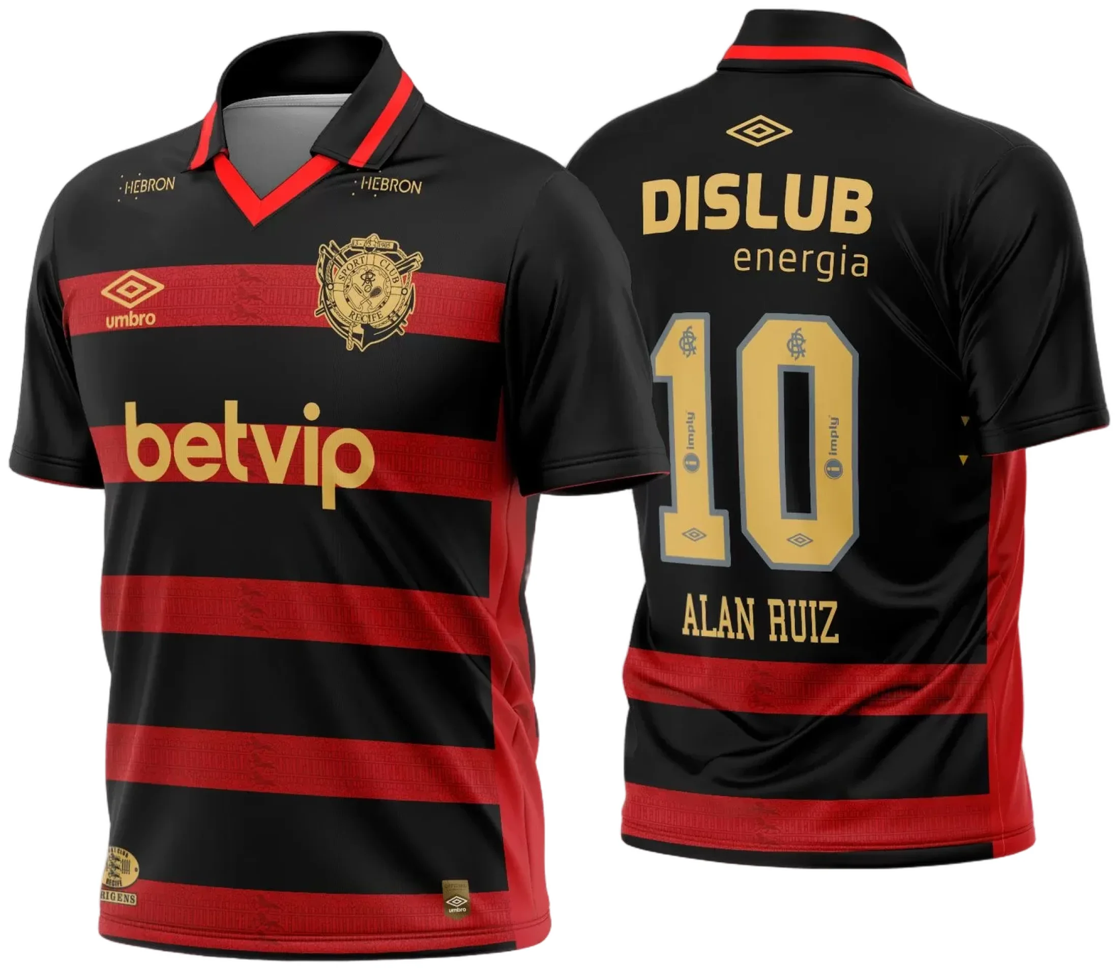 Arte Vetor Camisa Sport Recife Titular 2024 - 2025