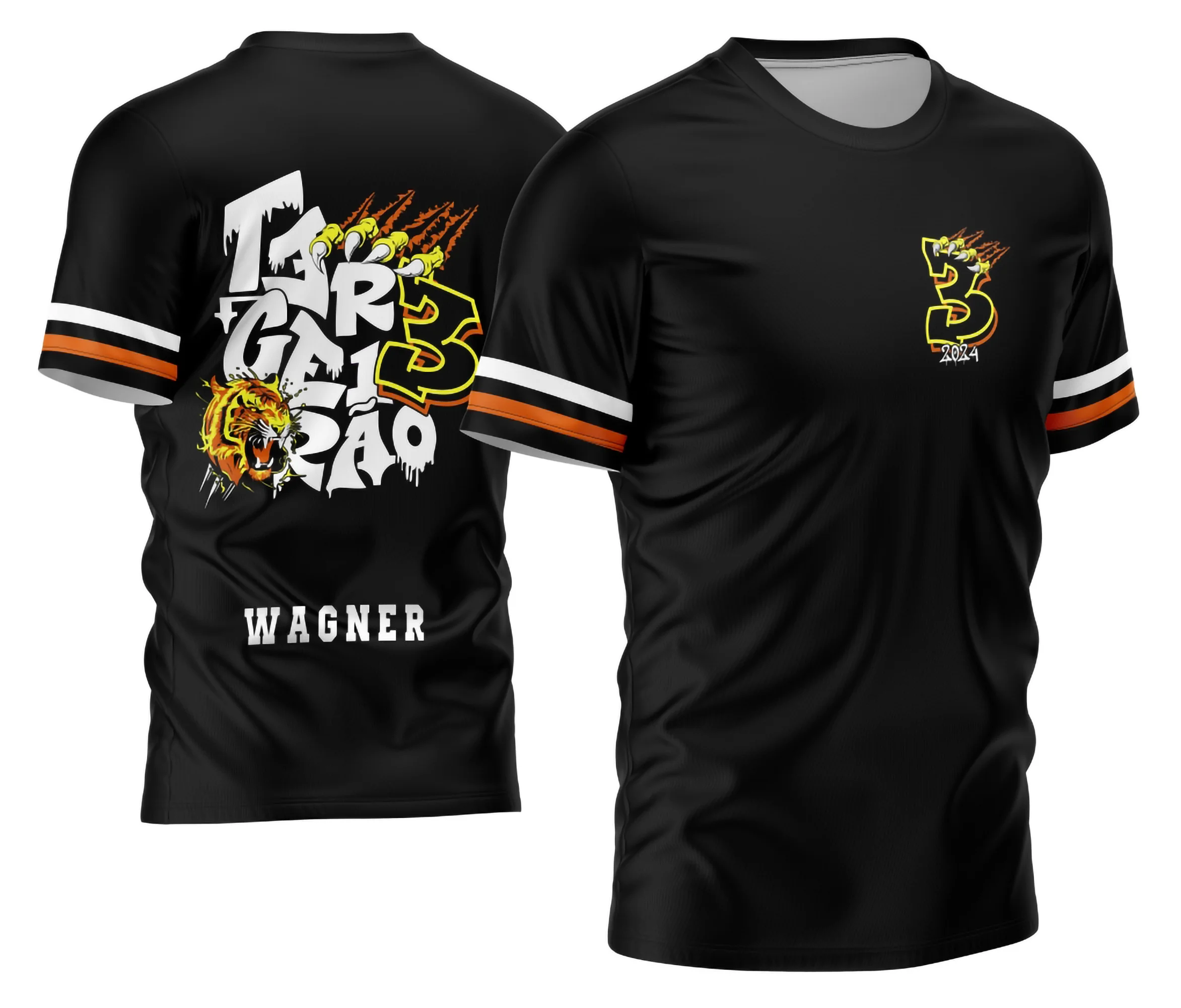 Arte Vetor Camisa Terceirão Tigre 2026