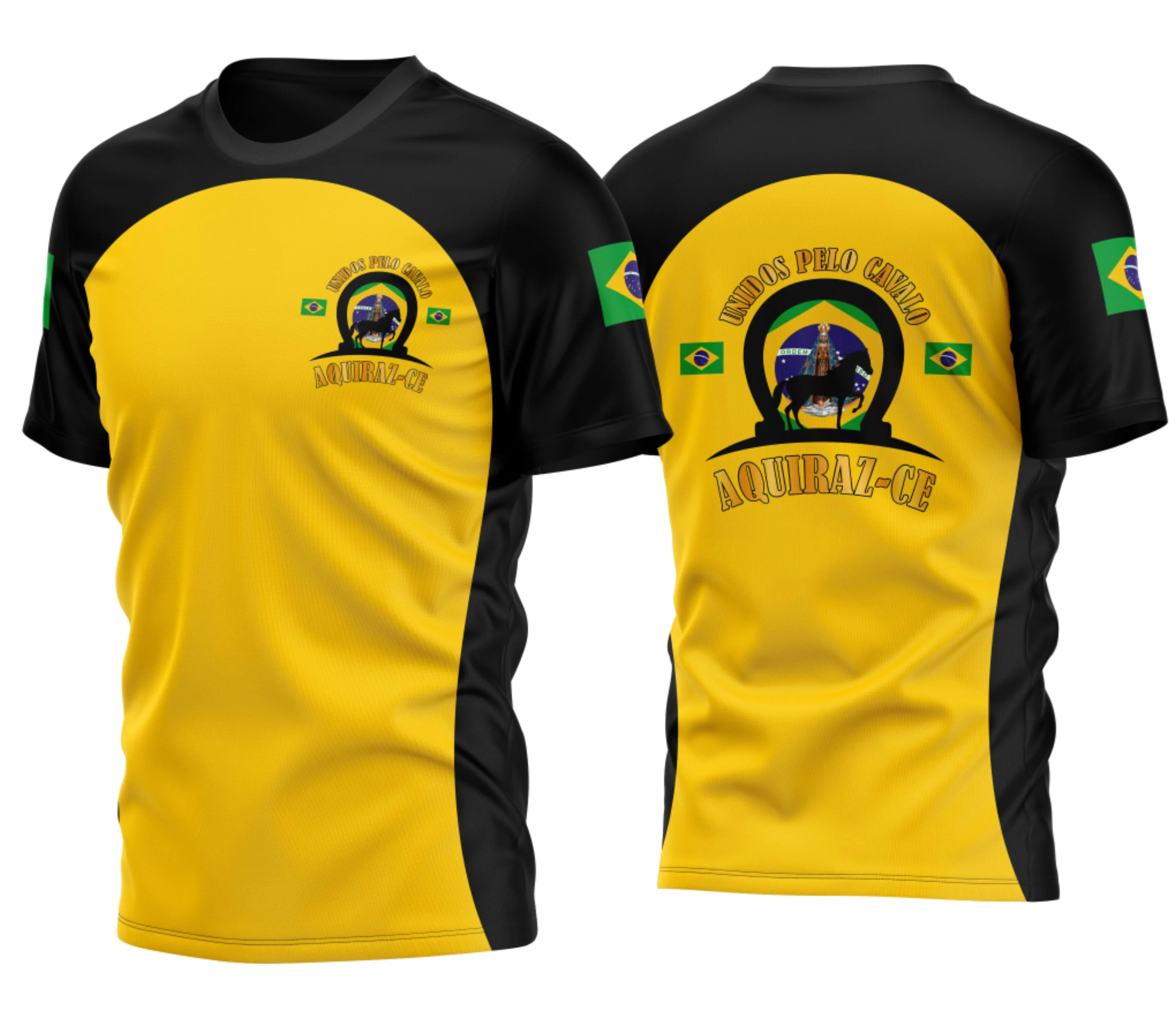 Arte Vetor Camisa Unidos Pelo Cavalo