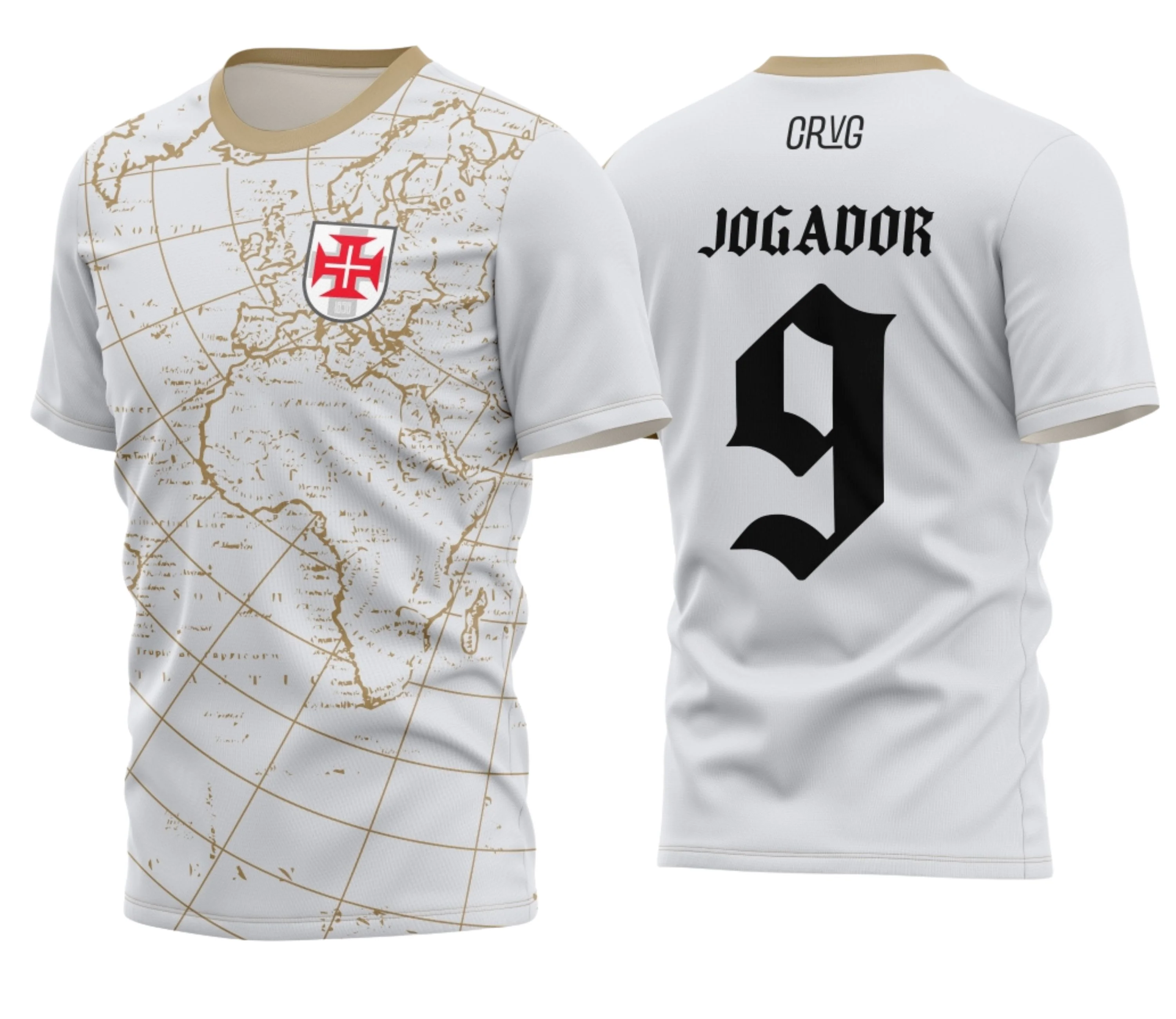 Arte Vetor Camisa Vasco da Gama Mapa