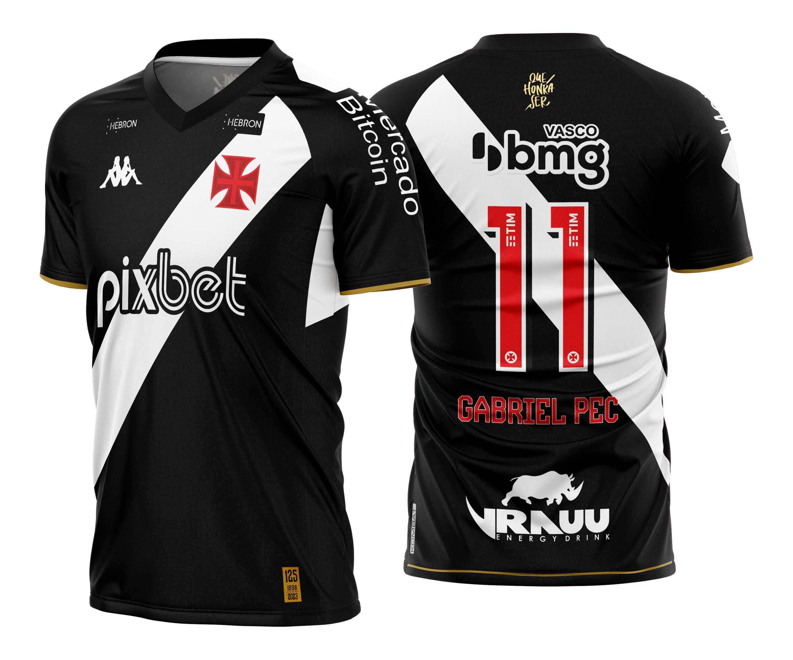 Arte Vetor Camisa Vasco da Gama Titular 2023-24