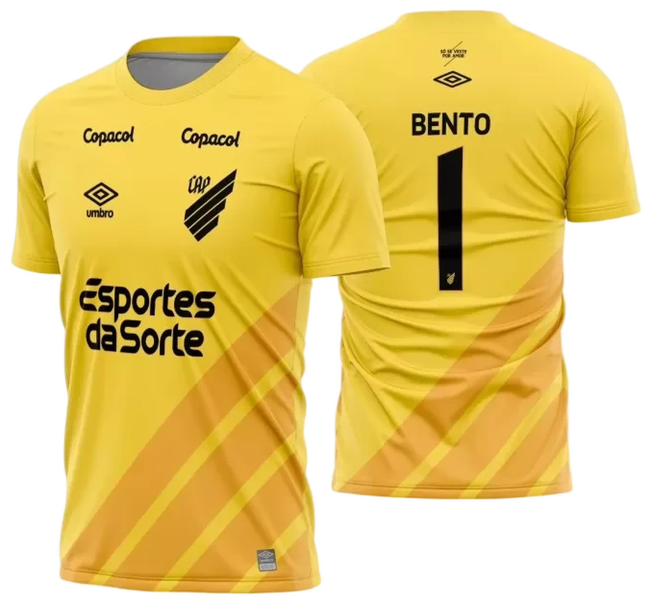 Camiseta unissex preta com logo do Athletico PR no peito e estampa grande nas costas do goleiro I 2023-24, ideal para fãs do time e personalização exclusiva.