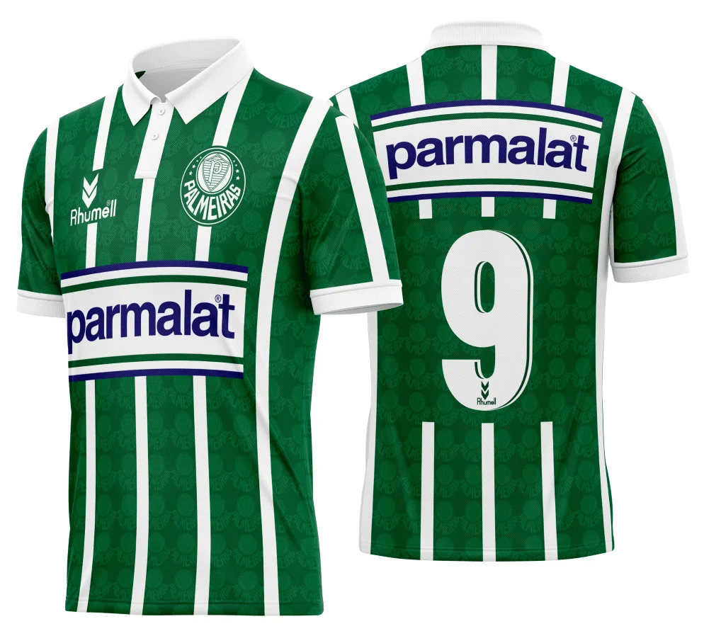 Arte Vetor Estampa Camisa Palmeiras Titular 1993-94