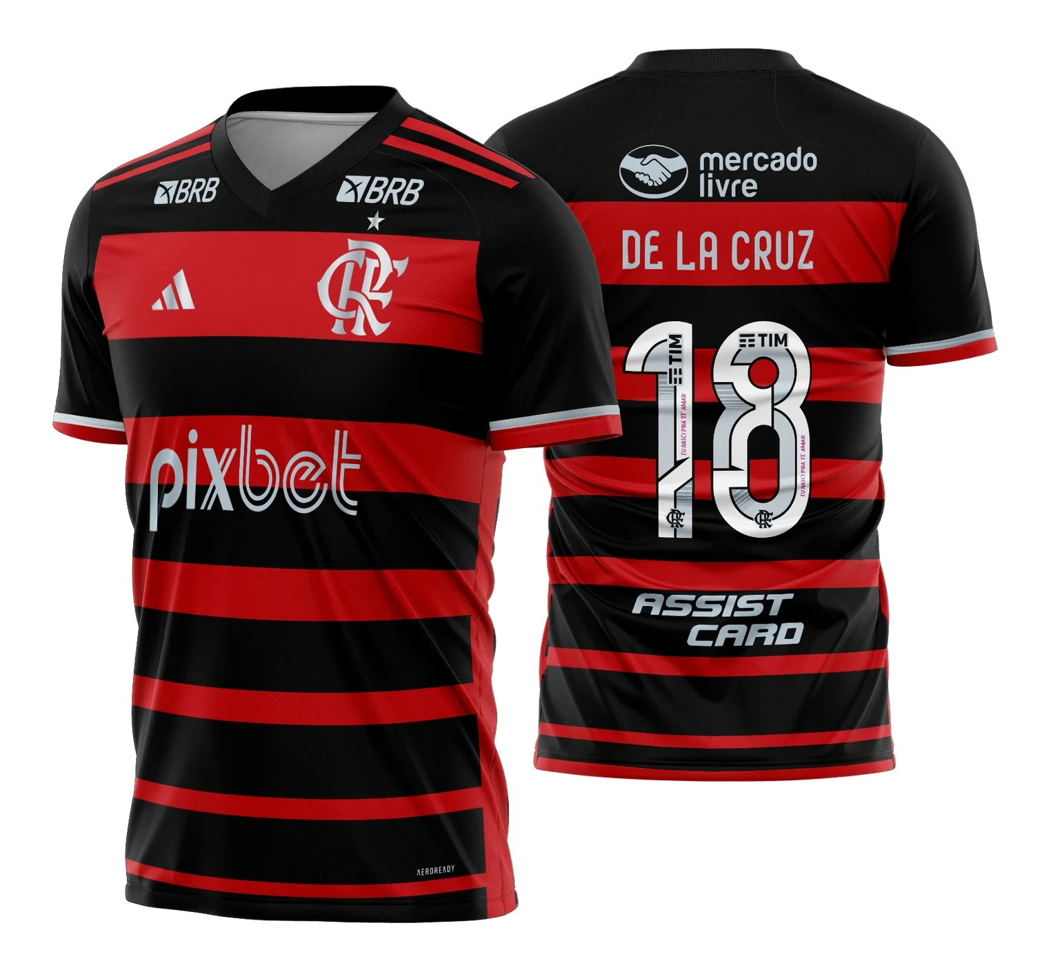 Arte Vetor Nova Camisa Flamengo 2024 - 2025