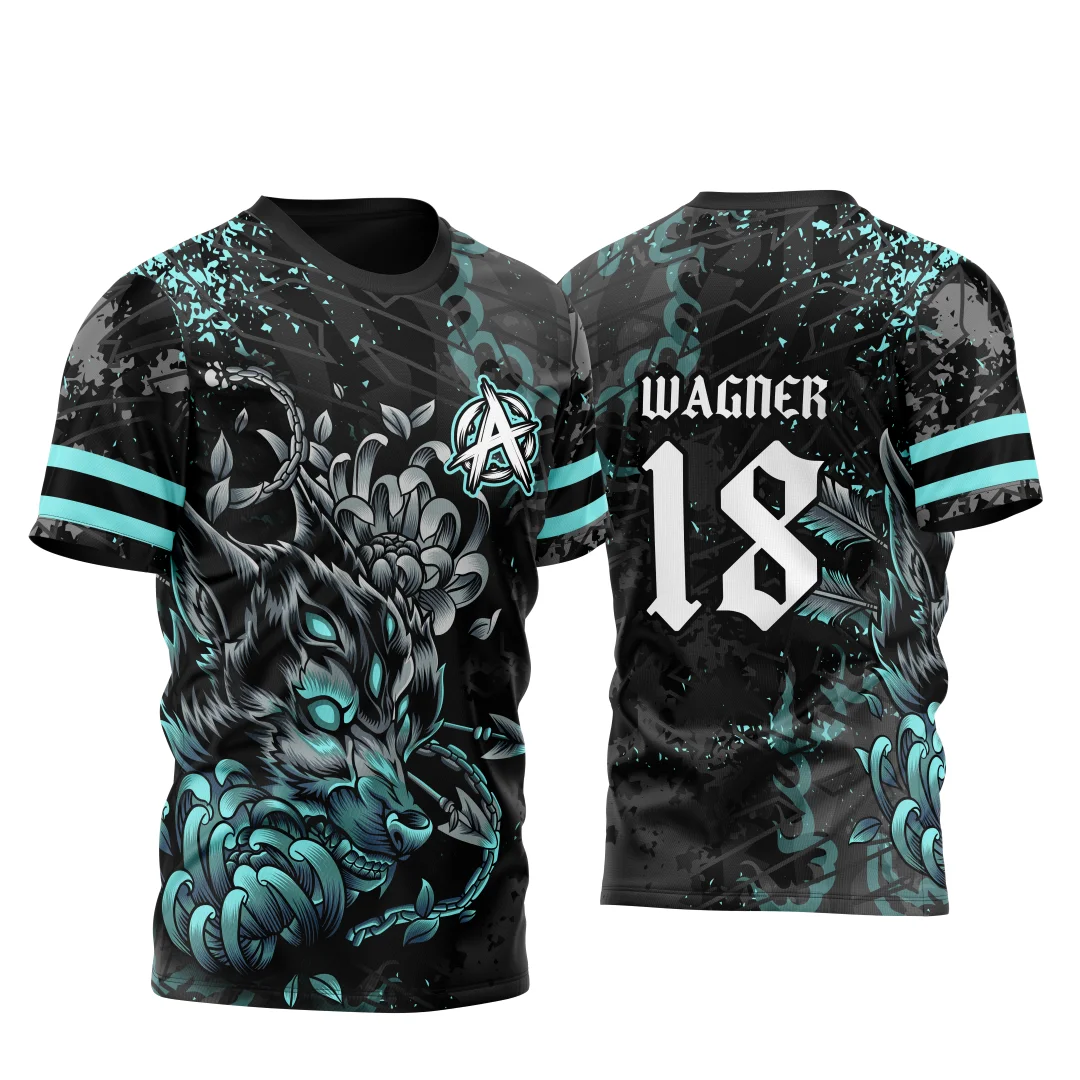 Arte Vetor Template Camisa de InterClasse Coiote Feroz com Flechas 2023