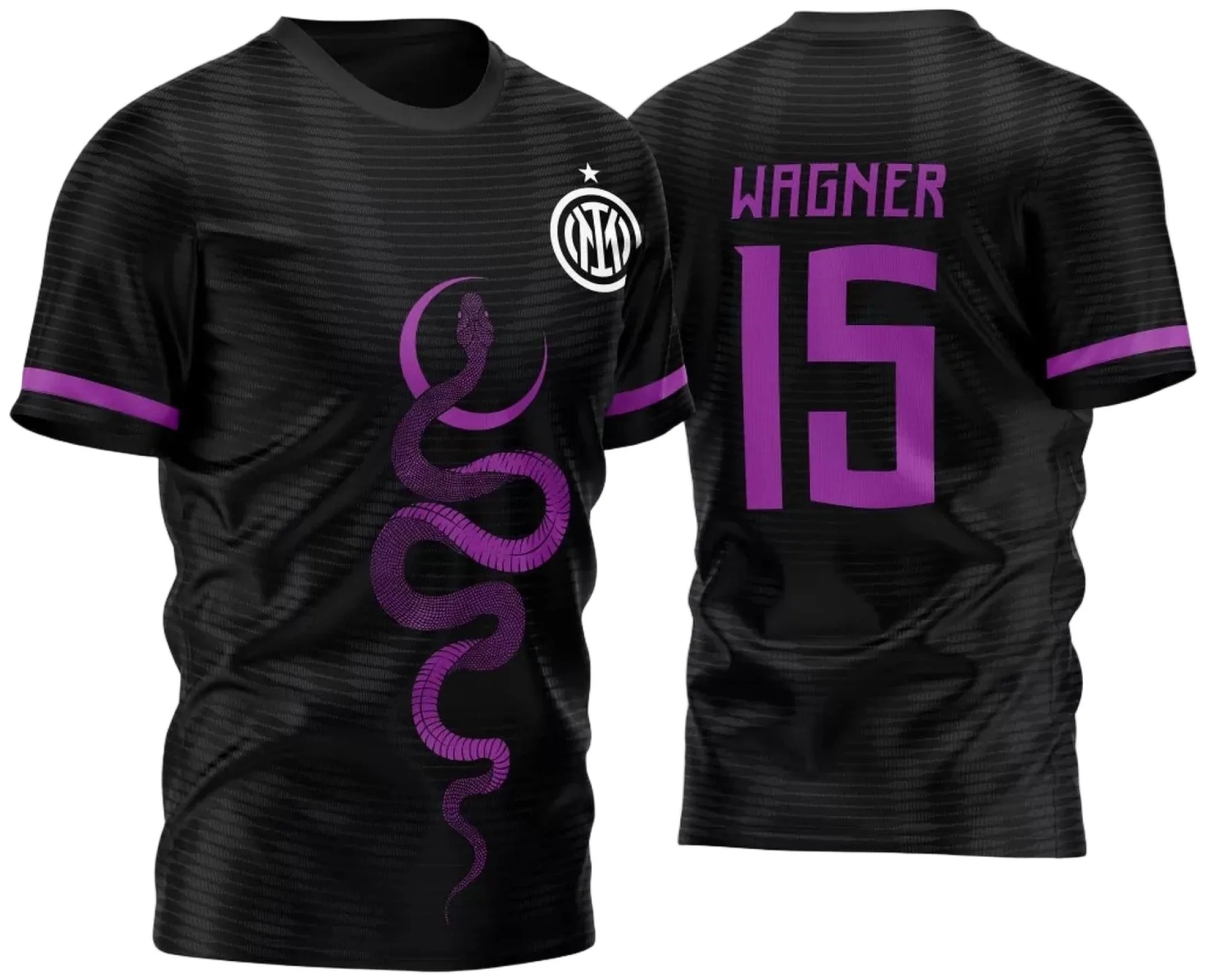 Arte Vetor Template Camisa para InterClasse Inter de Milão Serpente 2023