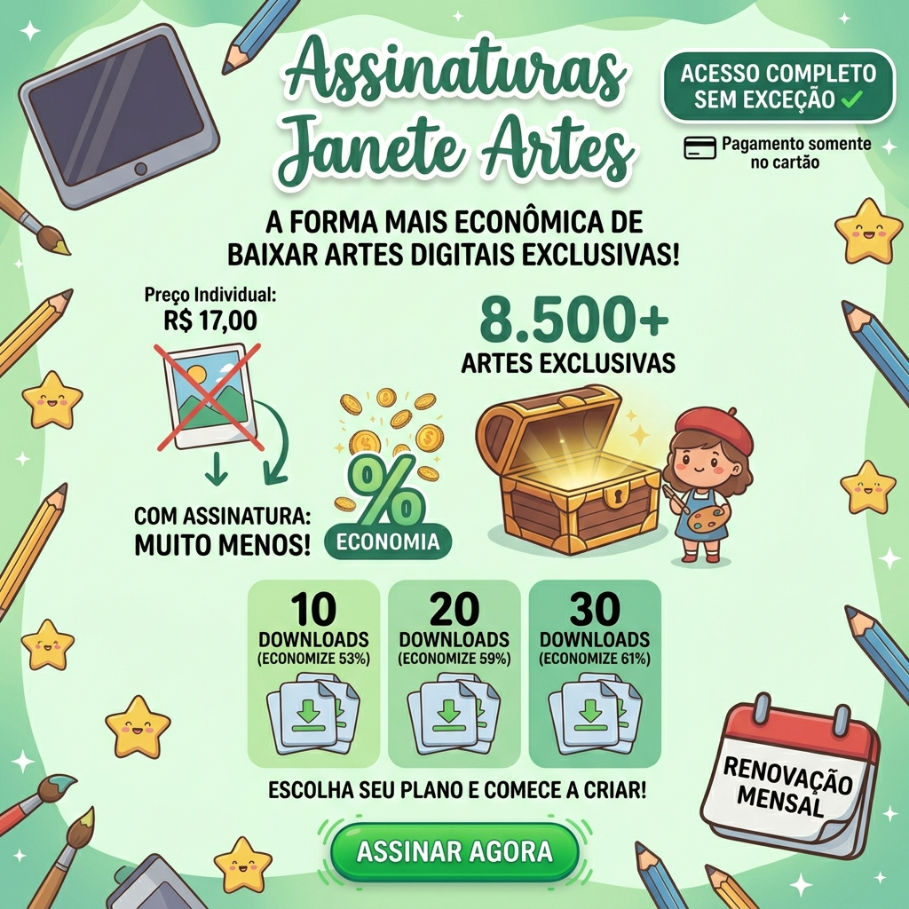 Banner Assinatura Janete Artes