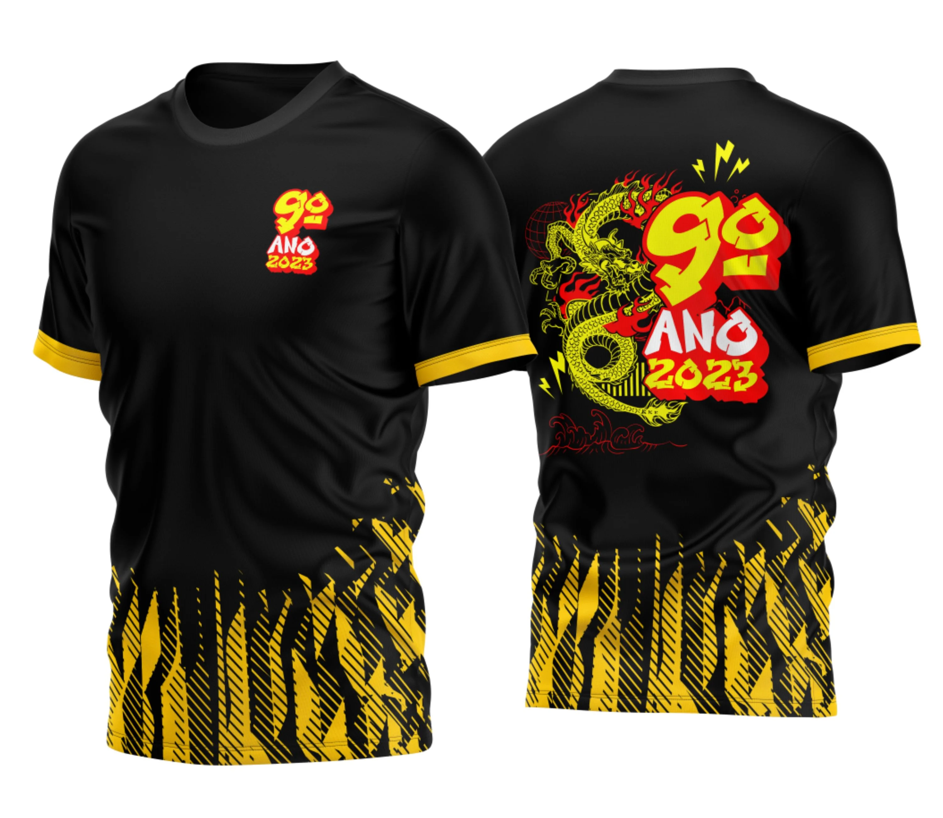 Camisa Nono Ano Dragão Amarelo 2026