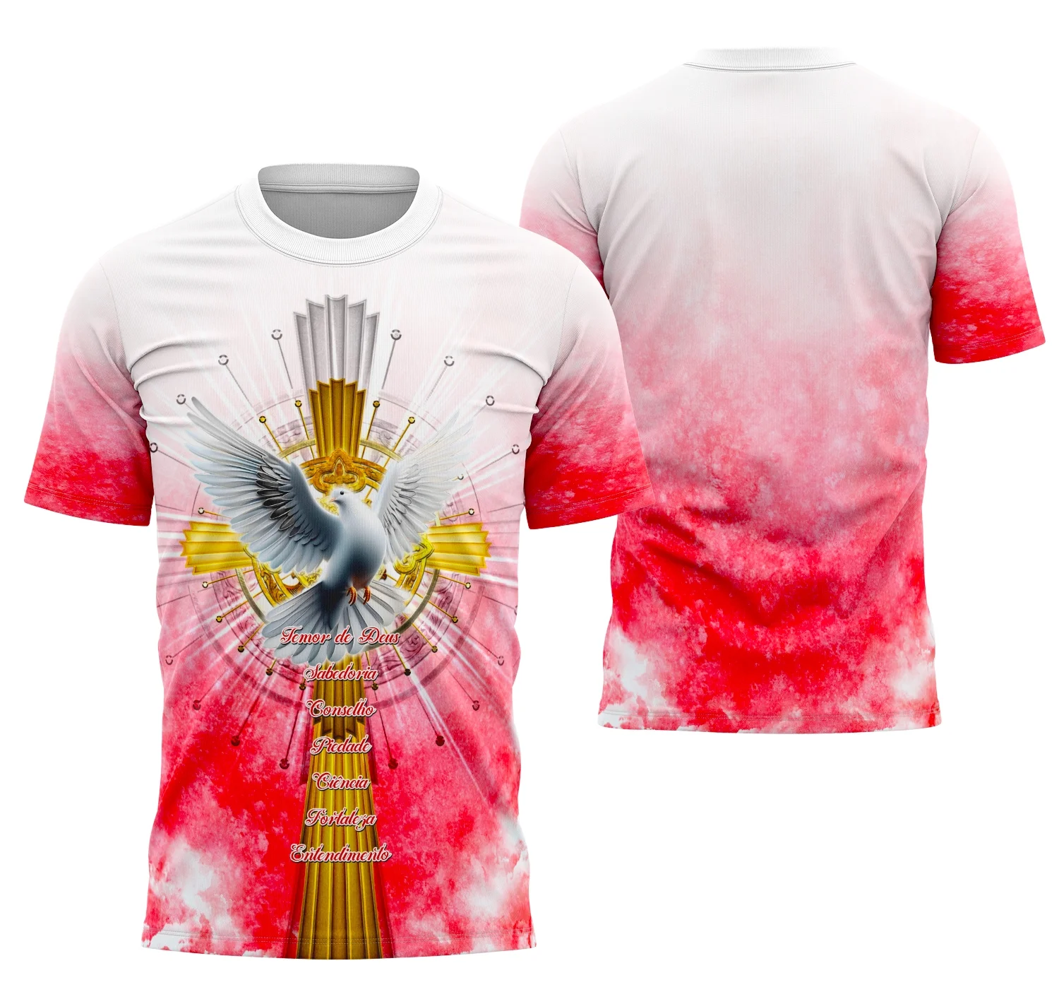 Camiseta unissex preta com logo no peito e estampa grande nas costas, tema Crisma 2026, design moderno e elegante, perfeita para celebrações e uso casual.