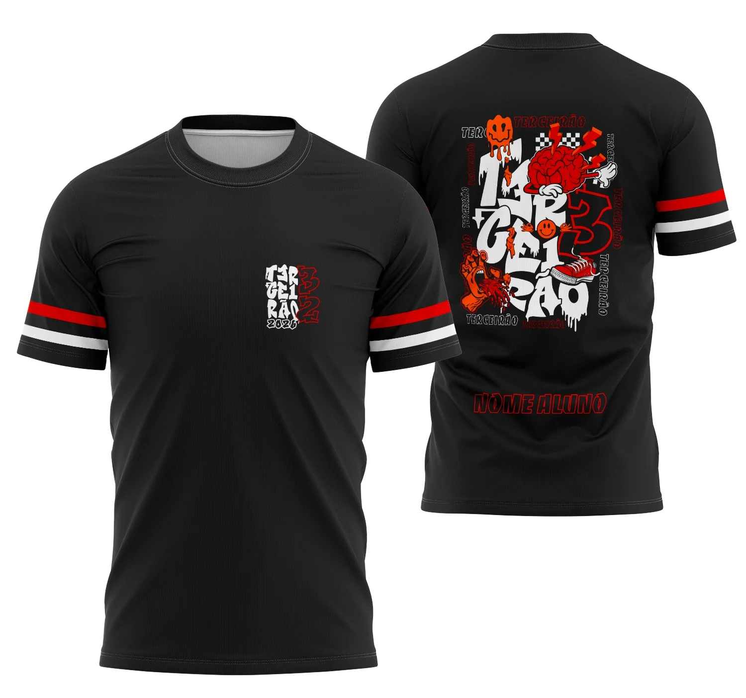 Camisa Terceirão Cerebro Vermelho 2026