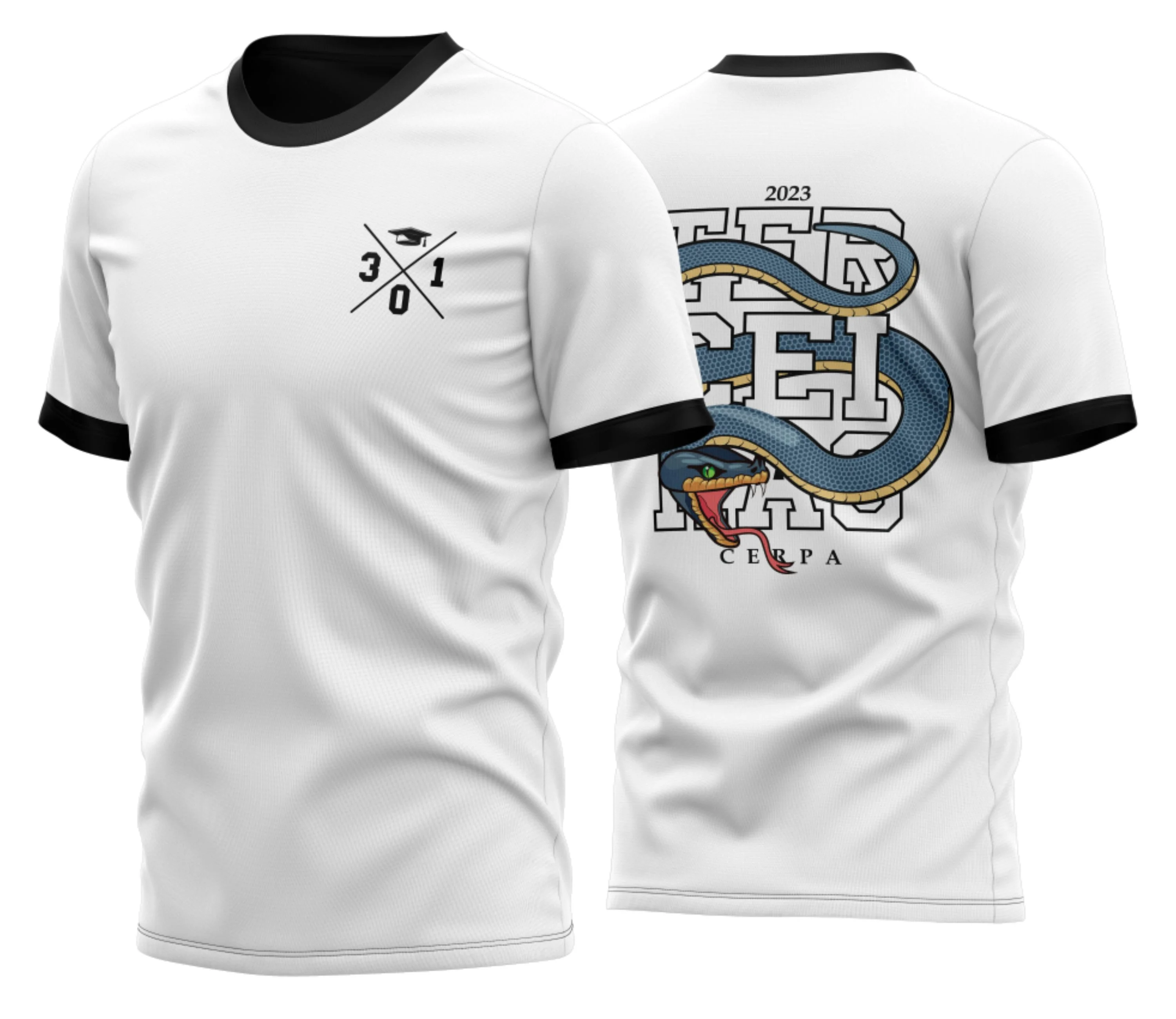 Camisa Terceirão Cobra Branca