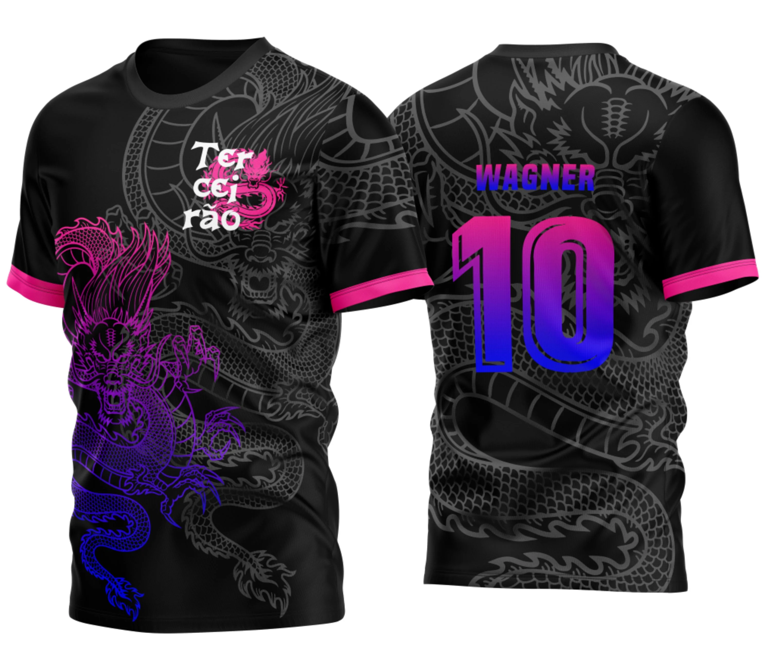 Camisa Terceirão Dragão Degrade Modelo B