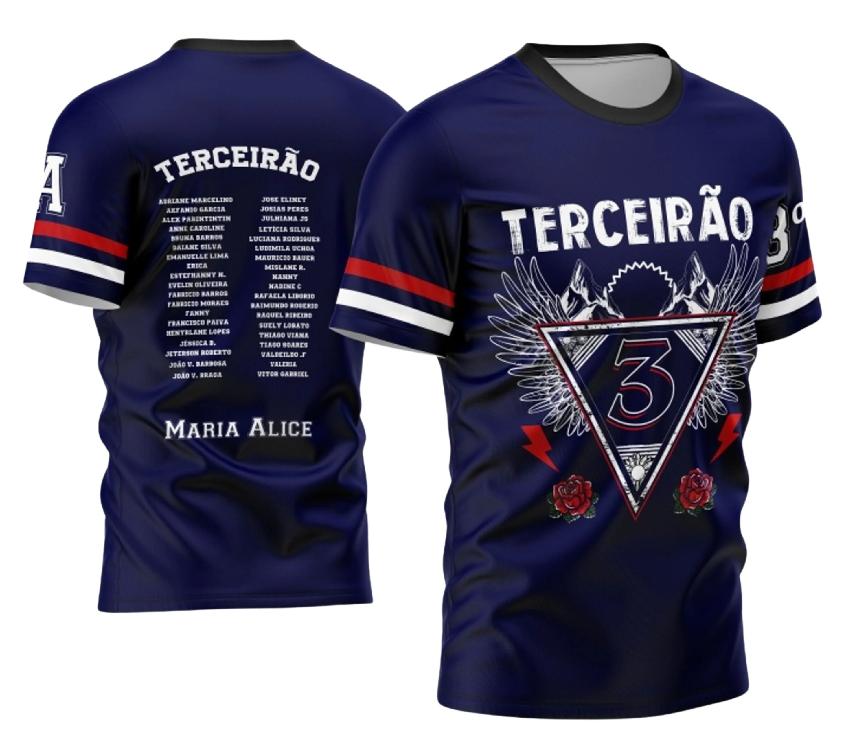 Camisa Terceirão Montanhas Flores Asas