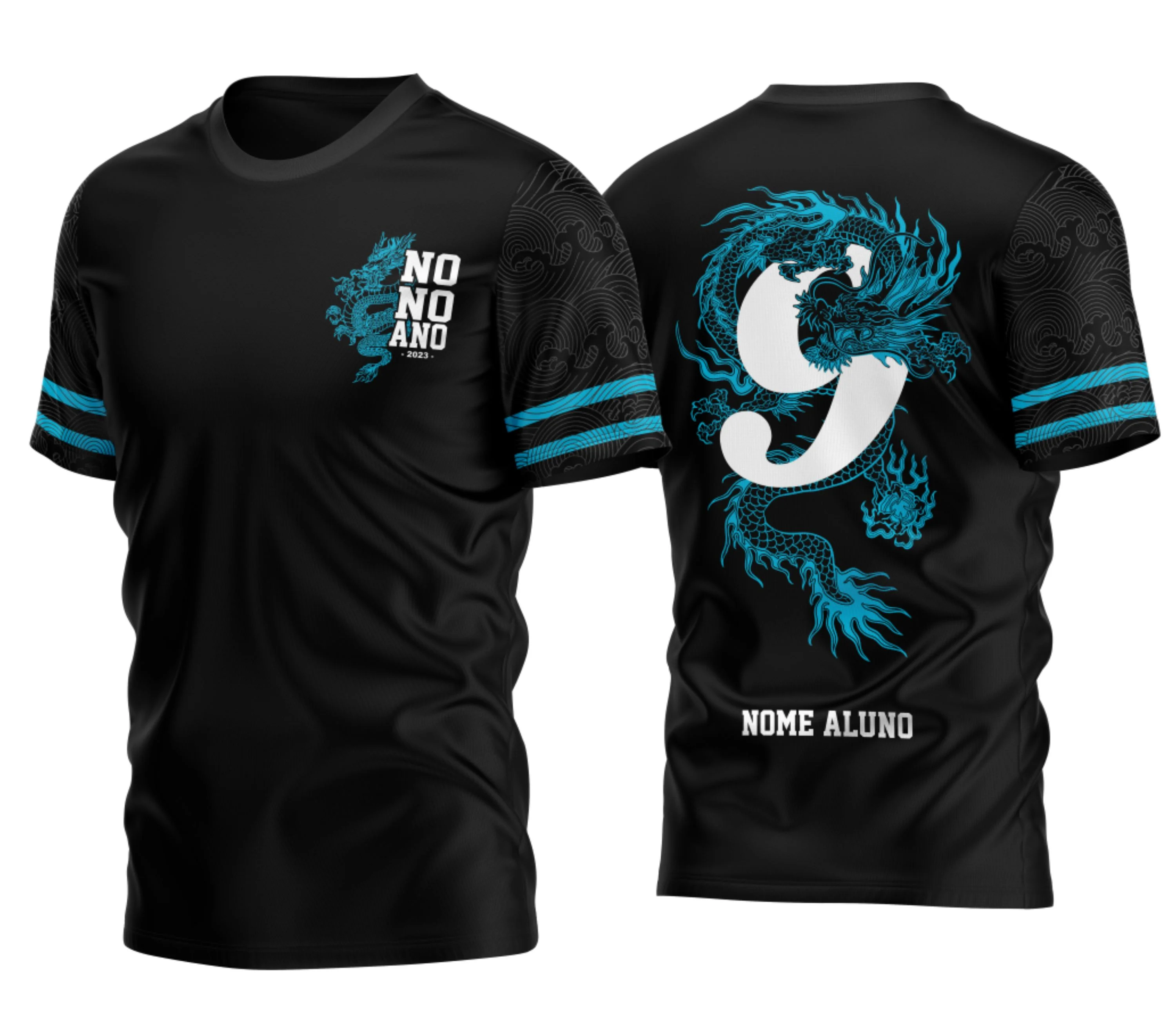 Camiseta Nono Ano Dragão Azul 2026