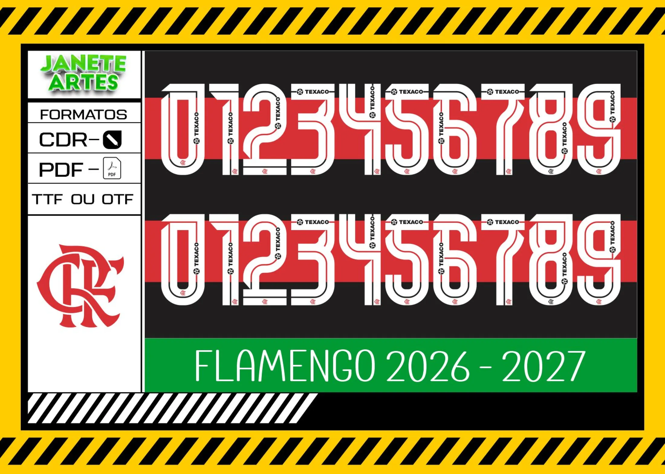 Camiseta unissex preta com logo no peito e estampa grande nas costas com tema Fonte Flamengo 2026 2027, ideal para torcedores que querem estilo e conforto.
