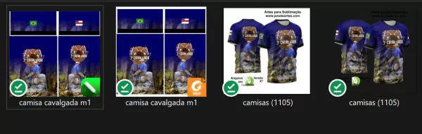 Arte Estampa Template Camisa Cavalgada 2024 Modelo 03
