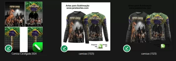 Arte Estampa Template Camisa Cavalgada 2024 Modelo 08