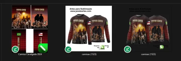 Arte Estampa Template Camisa Cavalgada 2024 Modelo 10