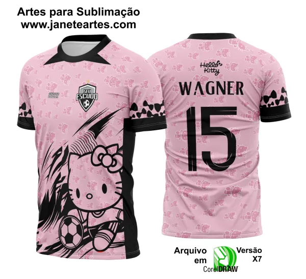 Arte Camisa Interclasse Hello Kitty 2025 - 0080