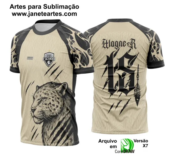 Arte Camisa Interclasse Onça Vyperclaw - 0077