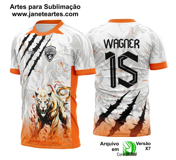 Arte Camisa Interclasse Pantera Grimclaw 2025 - 0078