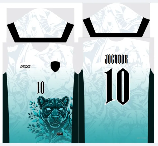 Arte Camisa Interclasse Pantera Negra com Azul 2025 - 0001