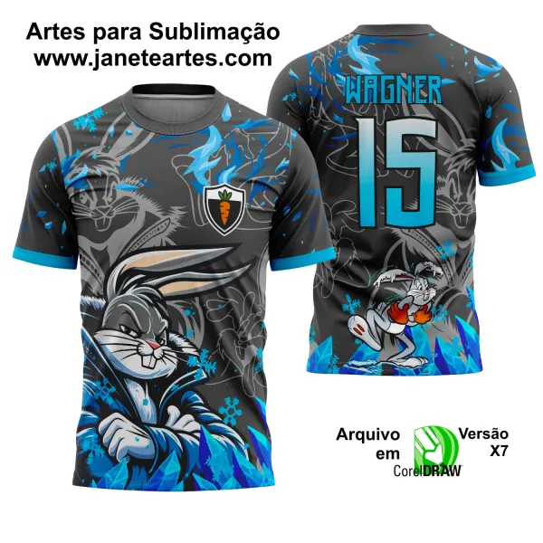 Arte Camisa Interclasse Pernalonga 2025 Frio - Bugs Bunny