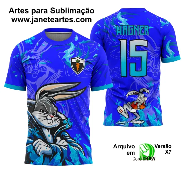 Arte Camisa Interclasse Pernalonga 2025 Frio - Bugs Bunny