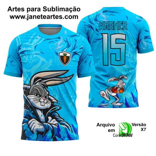 Arte Camisa Interclasse Pernalonga 2025 Frio - Bugs Bunny