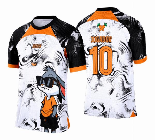 Arte Camisa Interclasse Pernalonga Laranja - 0157