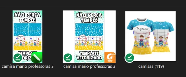 Arte Camisa Professora - Professor - Vetor Digital Corel
