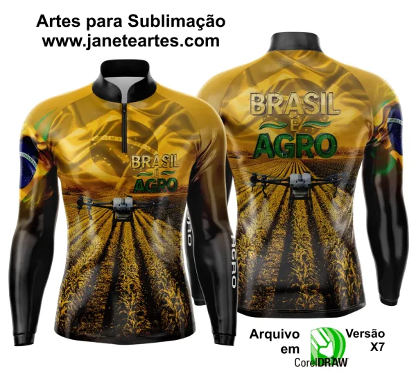 Arte Estampa Camisa Agro 2025 Done - Template Camisa Agro - 0041