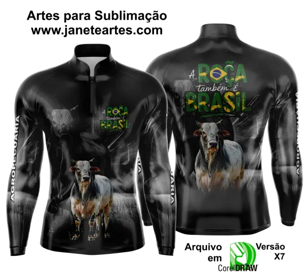 Arte Estampa Camisa Agro 2025 Gado - Template Camisa Agro - 0045