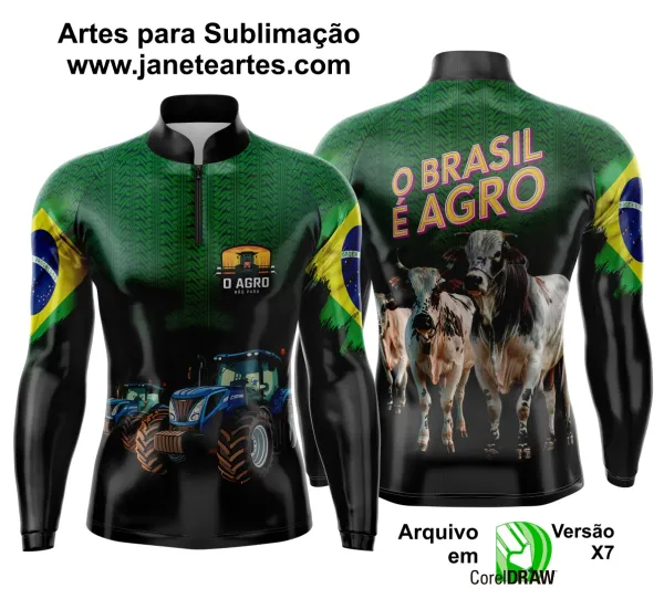 Arte Estampa Camisa Agro 2025 Gado - Template Camisa Agro - 0044