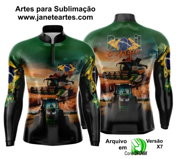 Arte Estampa Camisa Agro 2025 - Template Camisa Agro - 0004