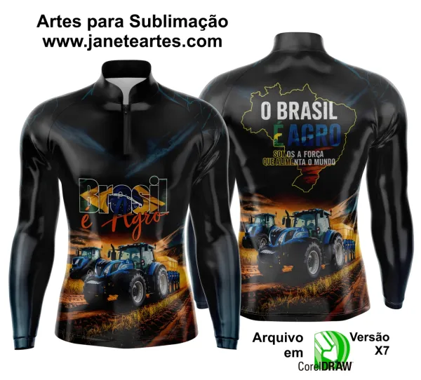 Arte Estampa Camisa Agro 2025 - Template Camisa Agro - 0006